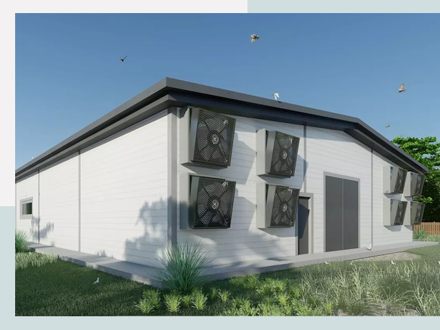 Строительство птичников в Троицке