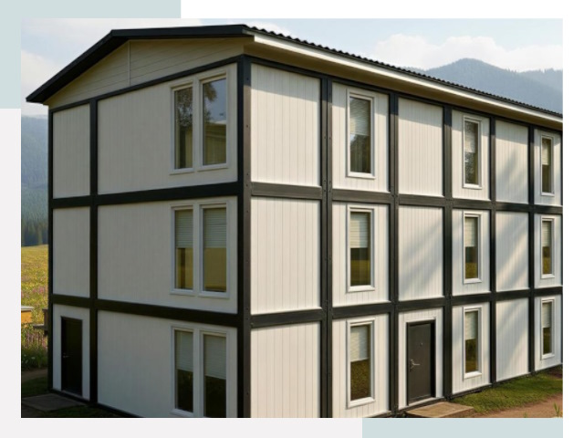 Модульные общежития в Троицке