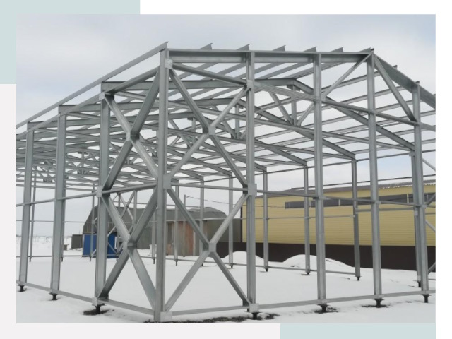 Каркасные ангары в Троицке