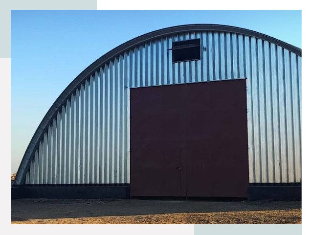 Бескаркасные ангары в Троицке