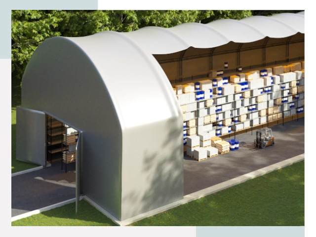 Тентовые ангары в Троицке