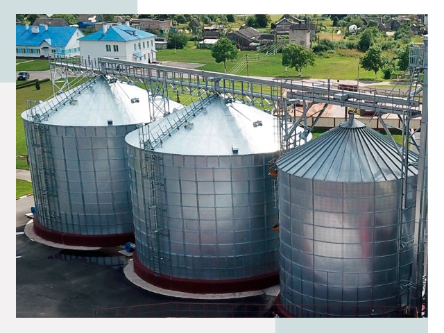 Металлические силосы в Троицке