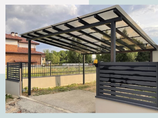 Металлические навесы в Троицк от 619 руб. за м²