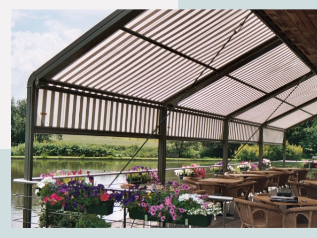 Элегантные навесы для кафе от 619 руб в Троицк