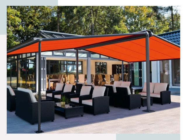 Навесы для кафе и ресторанов в Троицке