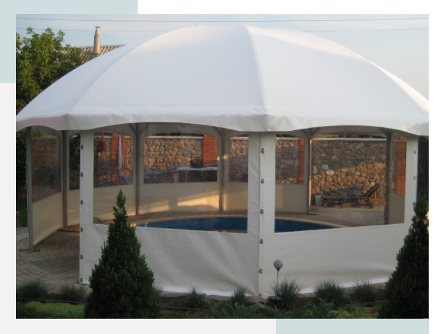 Тентовые павильоны в Троицке