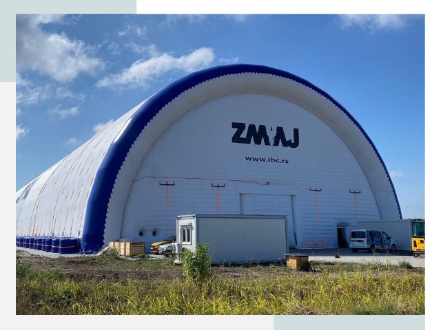 Брендирование ангаров в Троицке