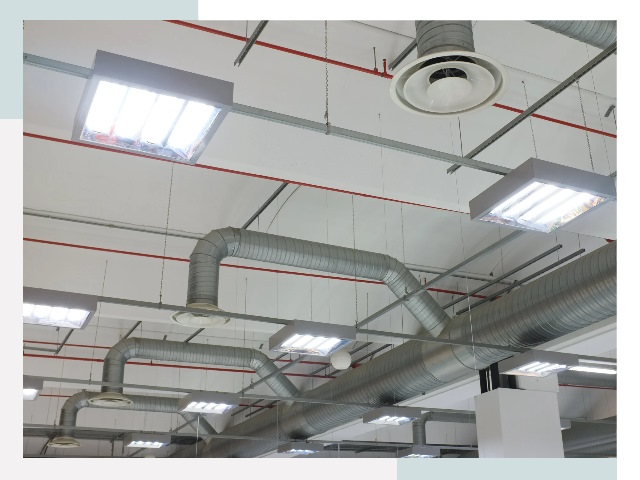 Вентиляция ангаров в Троицке