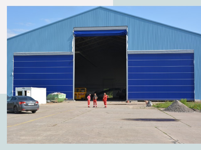 Ангарные ворота в Троицк от СтальСтрой-Трц по цене 619 руб.