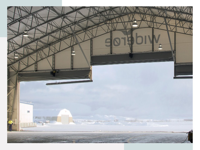 Ворота для ангаров в Троицке