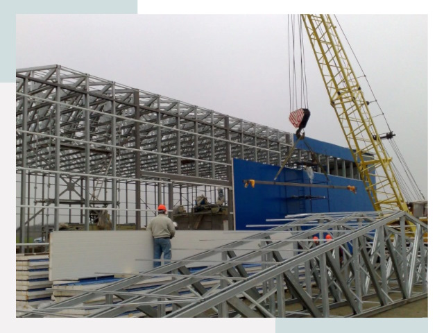 Монтаж ангаров в Троицке