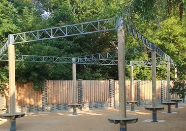 Терраса из металлоконструкций под ключ, проектирование, изготовление и монтаж от СтальСтрой-Трц